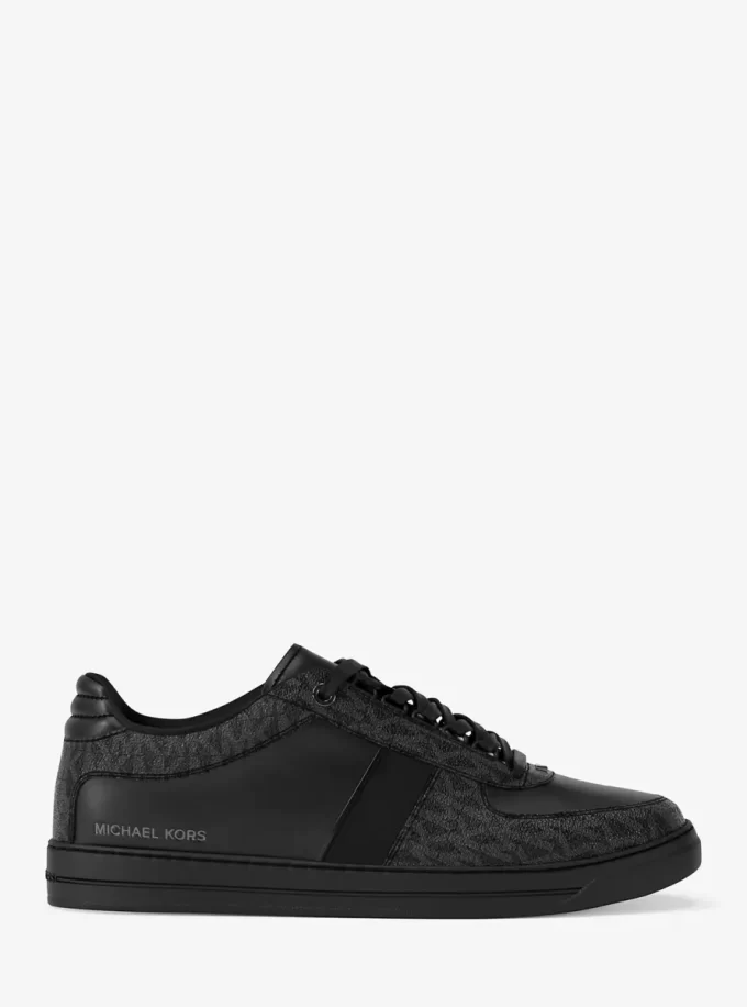 Buty sportowe ze skóry i logo Brady Signature Buty sportowe ze skóry i logo Brady Signature