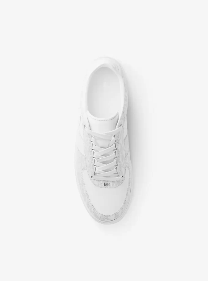 Buty sportowe ze skóry i logo Brady Signature Buty sportowe ze skóry i logo Brady Signature