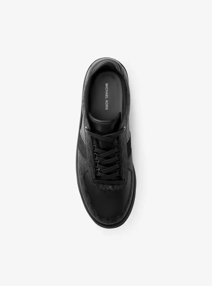Buty sportowe ze skóry i logo Brady Signature Buty sportowe ze skóry i logo Brady Signature