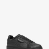 Buty sportowe ze skóry i logo Keating