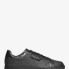 Buty sportowe ze skóry i logo Keating