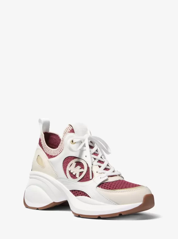 Buty sportowe Zuma Color-Block ze skóry i dzianiny Buty sportowe Zuma Color-Block ze skóry i dzianiny
