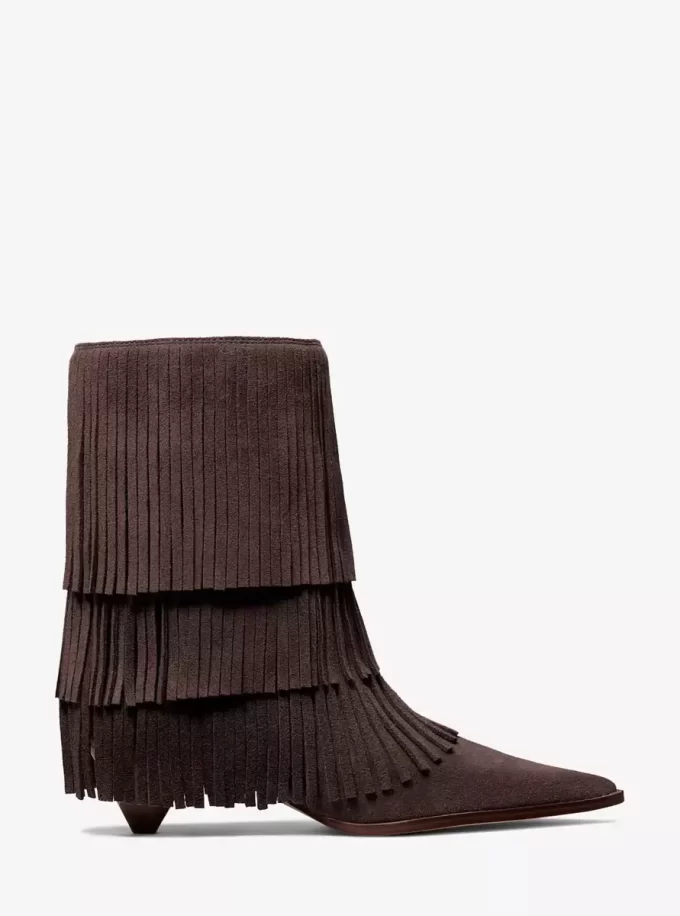 Buty zamszowe z frędzlami Jayla Buty zamszowe z frędzlami Jayla