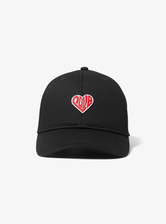 Czapka bejsbolówka z bawełny organicznej Watch Hunger Stop LOVE Czapka bejsbolówka z bawełny organicznej Watch Hunger Stop LOVE