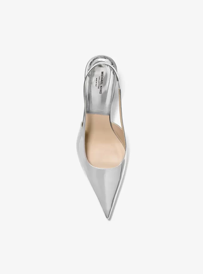 Czółenka Emma Metallic Leather Slingback Czółenka Emma Metallic Leather Slingback