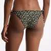 Dół bikini z elastycznego nylonu z nadrukiem kwiatowym Dół bikini z elastycznego nylonu z nadrukiem kwiatowym