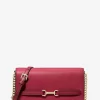 Duża, chropowata, skórzana torba typu crossbody Carson
