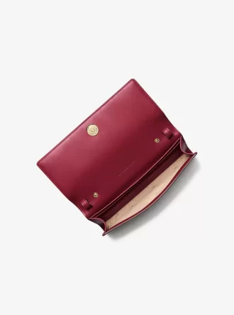 Duża, chropowata, skórzana torba typu crossbody Carson