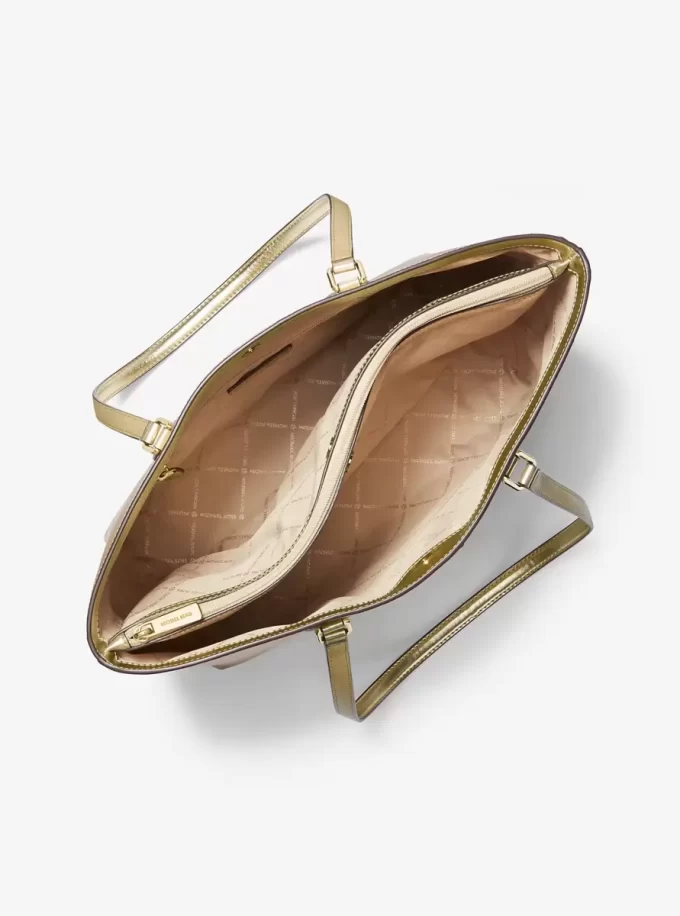 Duża metaliczna torba typu tote Sheila