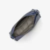 Duża, składana torba typu crossbody Jet Set ze skóry groszkowanej Duża, składana torba typu crossbody Jet Set ze skóry groszkowanej