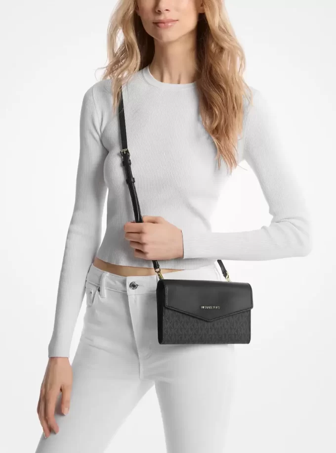 Duża torba Charlotte 3 w 1 ze skóry saffiano Duża torba Charlotte 3 w 1 ze skóry saffiano