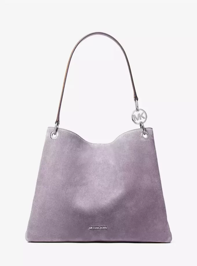 Duża torba na ramię Christina ze zamszu Duża torba na ramię Christina ze zamszu