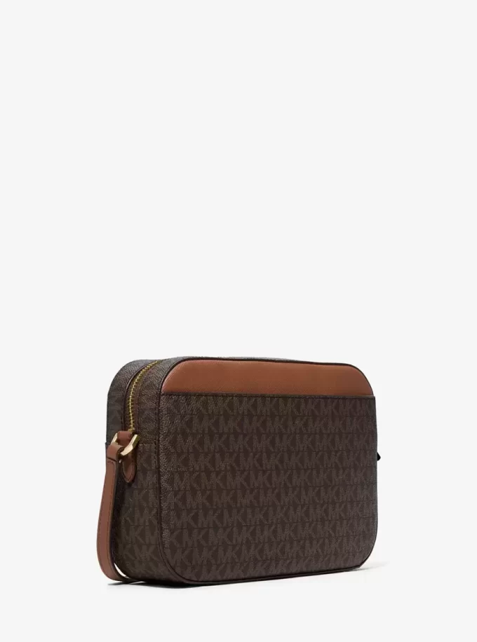 Duża torba na ramię z logo Jet Set Duża torba na ramię z logo Jet Set