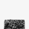 Duża torba typu crossbody Carson z nadrukiem w panterkę i sierścią cielęcą Duża torba typu crossbody Carson z nadrukiem w panterkę i sierścią cielęcą