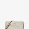 Duża torba typu crossbody Jet Set z logo i podpisem Duża torba typu crossbody Jet Set z logo i podpisem