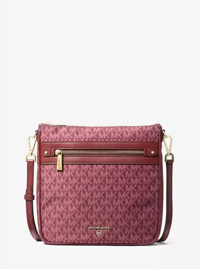Duża torba typu crossbody Jet Set z nadrukowanym logo Duża torba typu crossbody Jet Set z nadrukowanym logo
