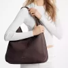 Duża torba typu hobo z nubuku Nolita Duża torba typu hobo z nubuku Nolita