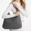 Duża torba typu hobo z nubuku Nolita Duża torba typu hobo z nubuku Nolita