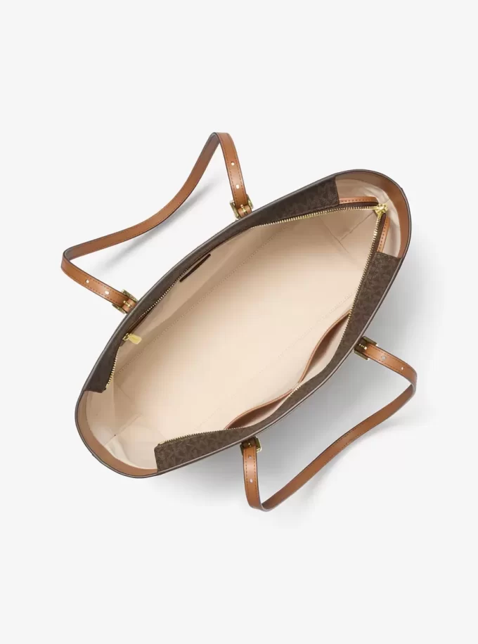 Duża torba typu tote z logo i skóry Quinn Duża torba typu tote z logo i skóry Quinn
