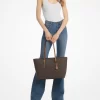 Duża torba typu tote z logo i skóry Quinn Duża torba typu tote z logo i skóry Quinn