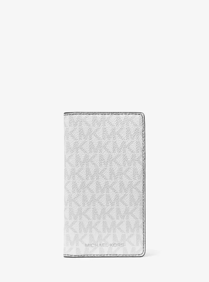 Duże etui na karty Cooper z logo składanym na pół Duże etui na karty Cooper z logo składanym na pół