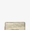 Duży portfel Continental z wytłoczonym metalicznym logo Jet Set Duży portfel Continental z wytłoczonym metalicznym logo Jet Set