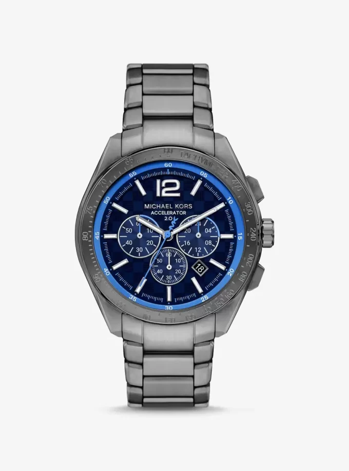 Duży zegarek Accelerator 2.0 w kolorze gunmetal