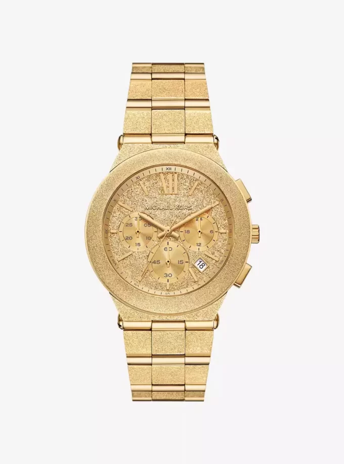 Duży zegarek Billie Frosted Gold-Tone