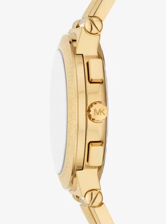Duży zegarek Billie Frosted Gold-Tone