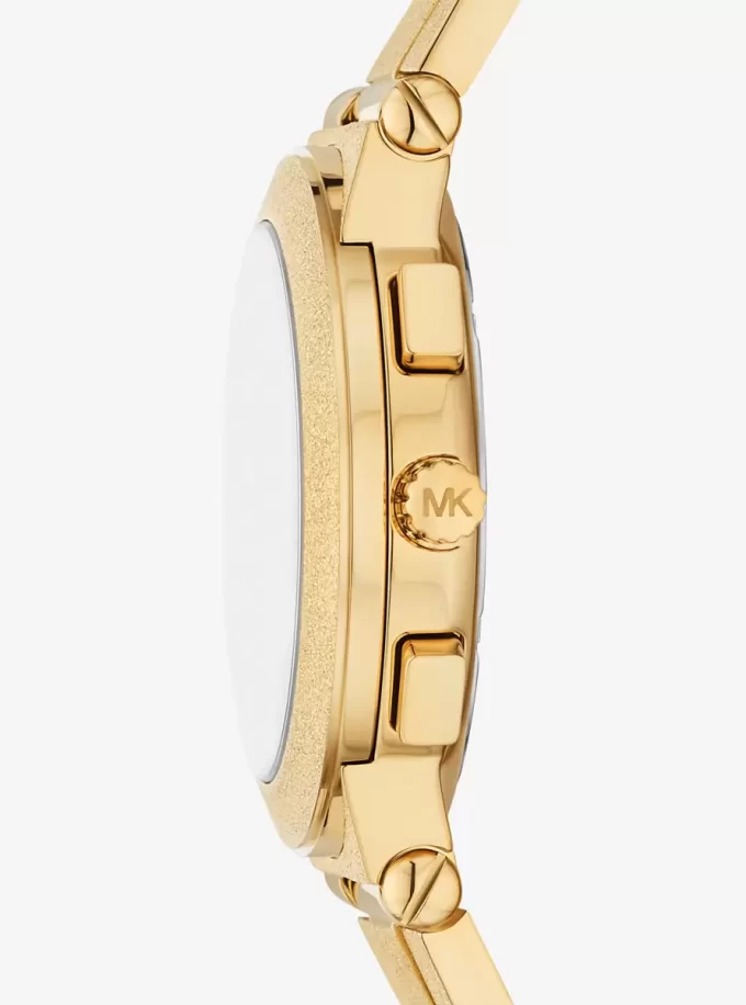 Duży zegarek Billie Frosted Gold-Tone