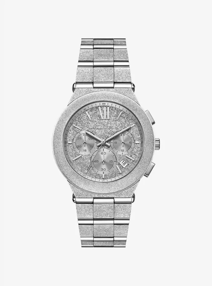 Duży zegarek Billie Frosted Silver-Tone Duży zegarek Billie Frosted Silver-Tone