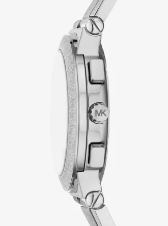 Duży zegarek Billie Frosted Silver-Tone