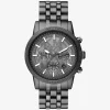 Duży zegarek Hutton Gunmetal Duży zegarek Hutton Gunmetal