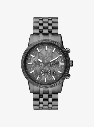 Duży zegarek Hutton Gunmetal