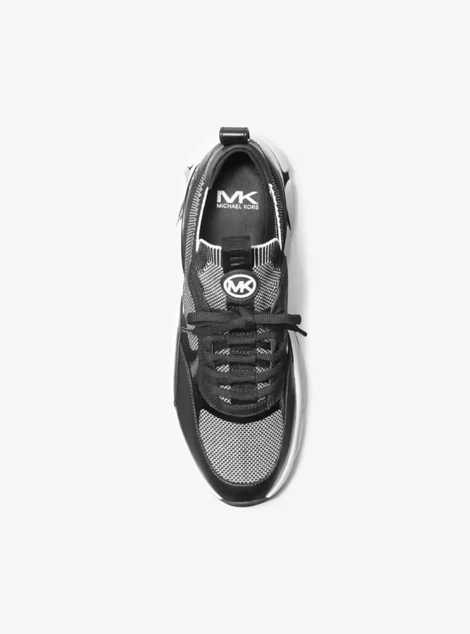 Dwukolorowe, rozciągliwe, dzianinowe buty sportowe Darius Dwukolorowe, rozciągliwe, dzianinowe buty sportowe Darius