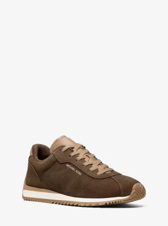 Dwukolorowe zamszowe buty sportowe Rhodes