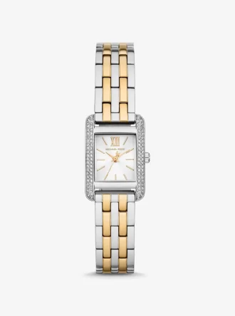 Dwukolorowy zegarek Mini Monroe Pavé