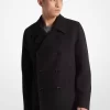 Dwurzędowy płaszcz typu peacoat Dwurzędowy płaszcz typu peacoat