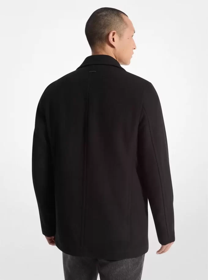 Dwurzędowy płaszcz typu peacoat Dwurzędowy płaszcz typu peacoat