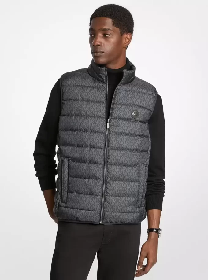 Dwustronna kamizelka z logo Abbou Signature Dwustronna kamizelka z logo Abbou Signature
