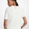 Dzianinowy sweter z krótkim rękawem Dzianinowy sweter z krótkim rękawem