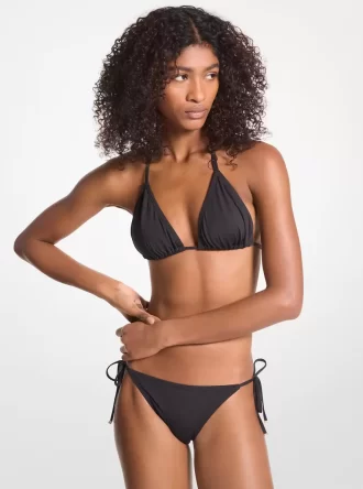 Elastyczny nylonowy trójkątny top bikini