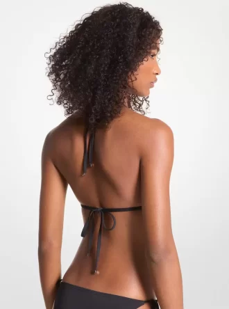 Elastyczny nylonowy trójkątny top bikini