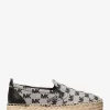 Espadryle żakardowe z logo Emory