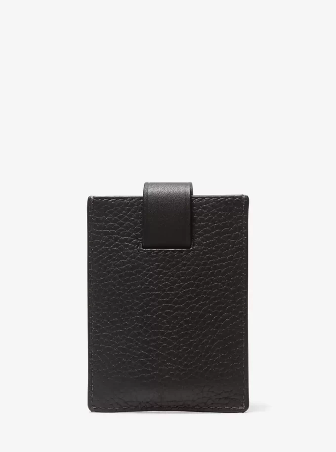 Etui na karty Hudson Pebbled Leather Snap Etui na karty Hudson Pebbled Leather Snap