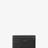 Etui na karty i banknoty Hudson Pebbled Leather z logo Signature