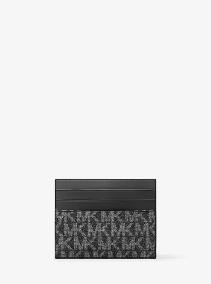 Etui na karty z logo Cooper Striped Signature Etui na karty z logo Cooper Striped Signature