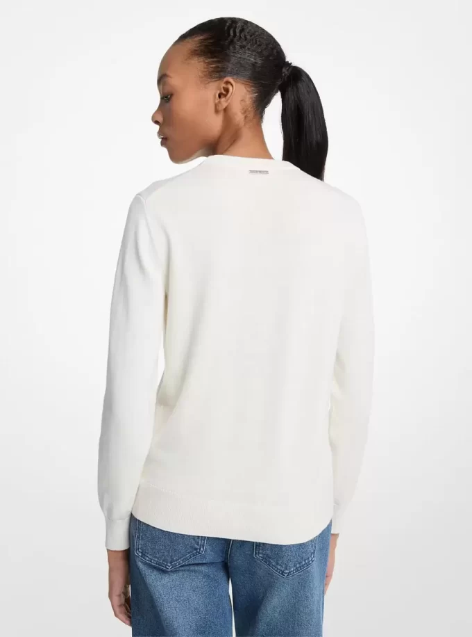 Graficzny sweter dzianinowy Graficzny sweter dzianinowy
