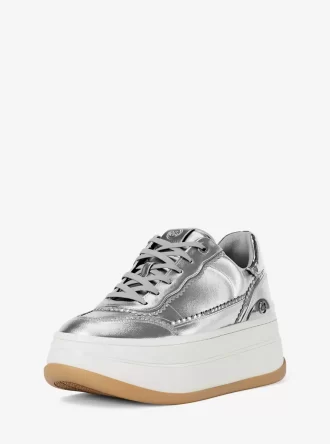 Hayes Ozdobne Metaliczne Skórzane Buty Platformowe
