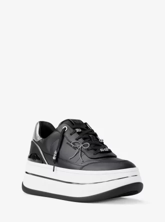 Hayes Ozdobne Skórzane Buty Platformowe
